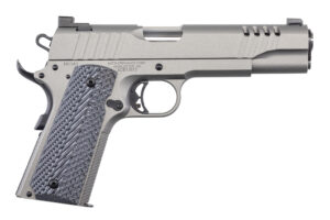 Auto-Ordnance 1911TCA stainless used pistol front and side views