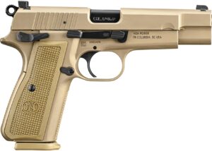 FN High Power 9mm pistol Flat Dark Earth 4.7 inch with two 17-round magazines