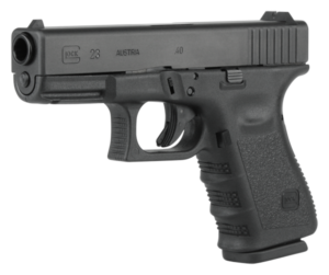 Glock G23 PR23509 rebuilt semi-auto pistol .40 S&W 4-inch barrel matte black
