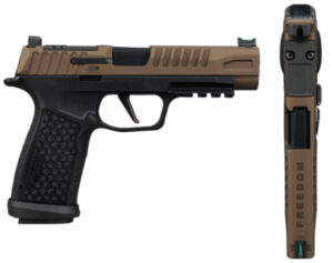 SIG Sauer P365 Fuse X-Series 9mm 4.3in Bronze and Black pistol