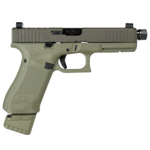 Shark Coast Tactical GLOCK 17V C4 OD Green 9MM pistol with optics cut and suppressor-height sights