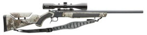 CVA Accura MR-X 50 Cal 26in Bergara barrel Cerakote Sniper Gray Veil Alpine stock scoped