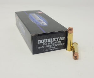 DoubleTap 357 Mag Ammunition 357M158BD20 158 Grain Bonded Defense Jacketed Hollow Point 20 Rounds