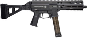 Grand Power Stribog SP45A3 .45 ACP 8in threaded barrel black pistol with SBT folding brace