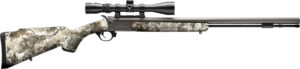 Traditions NitroFire .50 Cal muzzleloader 26 inch fluted barrel Veil Alpine camo with 3-9x40 scope