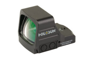 Holosun 507 Comp competition reflex sight with gold multi-reticle, black matte finish