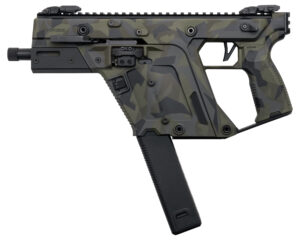 KRISS Vector SDP Gen3 9mm Woodland Delta Camo pistol with 5.5in threaded barrel