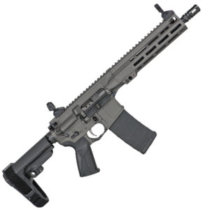 LWRC ICMKII 5.56 10.5in AR Pistol Tungsten Gray with SBA3 Brace