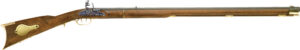Traditions Deluxe Kentucky .50 Cal Flintlock Rifle with 33.5-inch blued octagonal barrel and hardwood stock