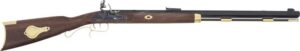 Traditions Hawken Woodsman .50 cal flintlock rifle 28in octagonal blued barrel hardwood stock