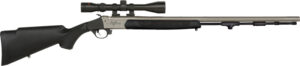 Traditions Pursuit VAPR XT .50 cal muzzleloader with 3-9x40 scope and black synthetic stock