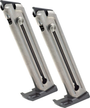 RUGER MAGAZINE MK IV 22/45 - 22LR 10RD NICKEL 2-PK
