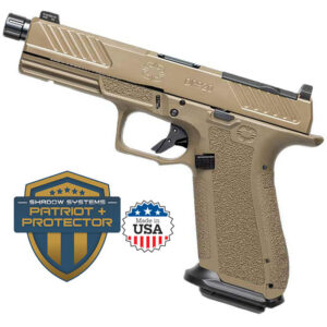 Shadow Systems DR920 Combat Slide 9MM 4.5 inch FDE optic ready with night sights and threaded muzzle