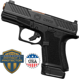 Shadow Systems CR920 Combat Slide 9MM 3.41in Optic Ready Black Night Sights