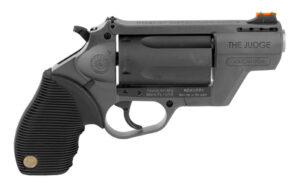 Taurus Judge Public Defender Poly revolver .45LC/.410 gray polymer frame black ribber grip