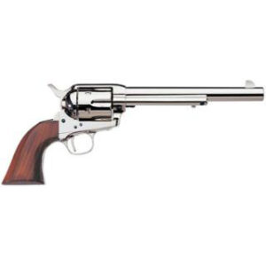 Taylors and Company TF UBERTI 1873 Cattleman .45 LC 7.5in nickel finish revolver with walnut grip