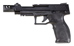 Taurus TX22 Competition SCR .22 LR pistol, black, with TandemKross compensator
