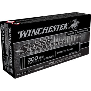 Super Suppressed 300 Blackout 200 Grain Full Metal Jacket Open Tip Box of 20