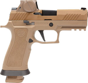Sig Sauer P320-M18 9mm with ROMEO-M17 optic in coyote finish