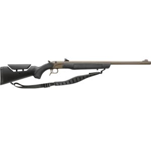 CVA Accura LR-X .50 Cal 30 in FDE/Black muzzleloader left profile