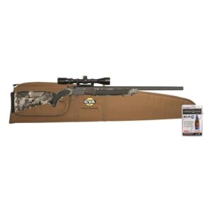 CVA Accura MR-X .45 caliber muzzleloader with 26 inch Bergara barrel and KonusPro 3-9x40 scope in Veil Alpine finish