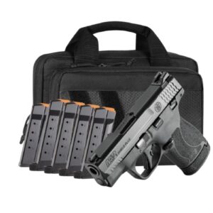 Smith & Wesson M&P Shield Plus 9mm 3.1 in barrel black polymer frame Savior Specialist bag