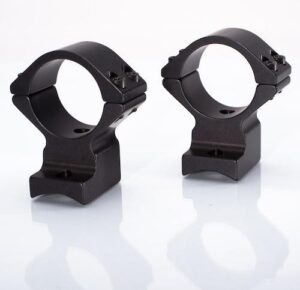 Talley Lightweight Alloy Scope Mount Combo Remington 700 Long Action 30mm Low - Black Anodized