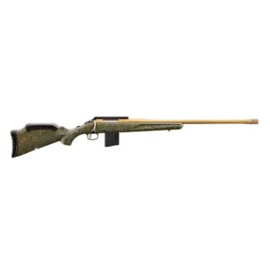 Ruger American Predator Gen II .400 Legend 22 inch Burnt Bronze barrel green splatter stock