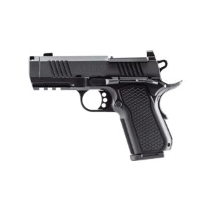 Alpha Foxtrot AF1911 Attila 9mm pistol with 3.5-inch compensated barrel in DLC black