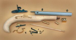 Traditions Kentucky Pistol Kit KPC50602 .50 Cal 10" Octagonal Barrel Select Hardwood