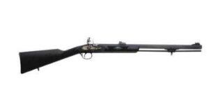 Traditions Deerhunter R3200850 .50 cal flintlock rifle 24in blued barrel black synthetic stock