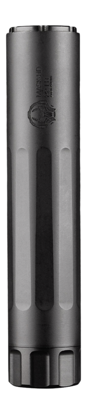 Dead Air Mask-22 .22LR suppressor in black finish, 1/2x28 direct thread