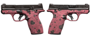 Smith & Wesson Bodyguard 2.0 Cranberry Hearts .380 ACP pistol image