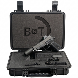 B&T SIG SAUER P226 Hush Puppy kit 9mm pistol with ROMEO X optic and wipe suppressor